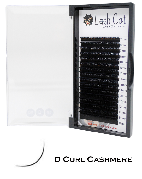 CASHMERE D Curl Eyelash Extensions 0.03 - Lash Cat